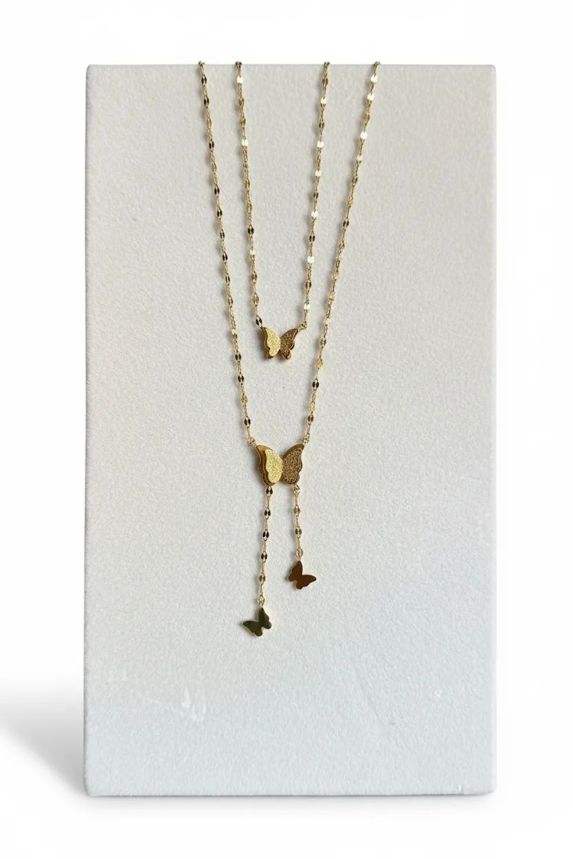 Golden Butterfly Necklace