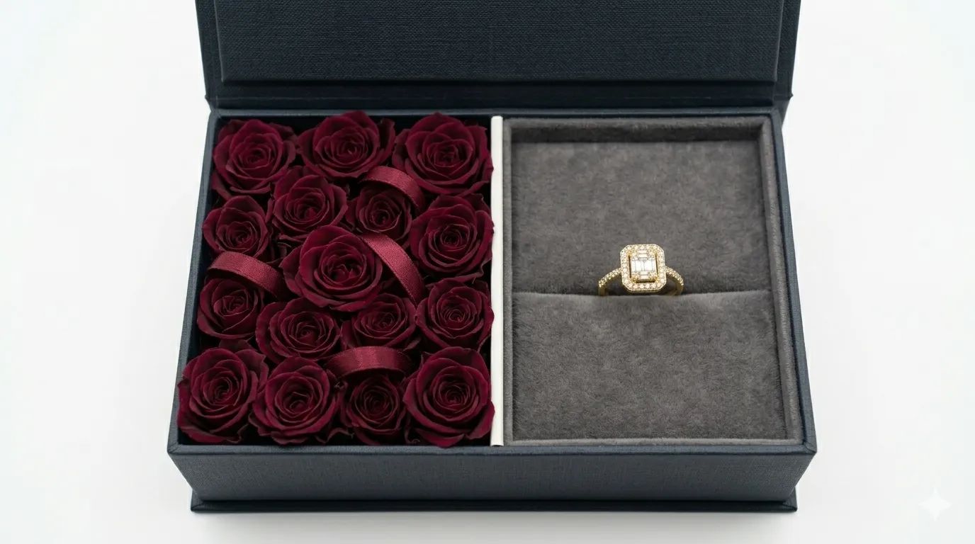 The Burgundy Velvet Treasure Box