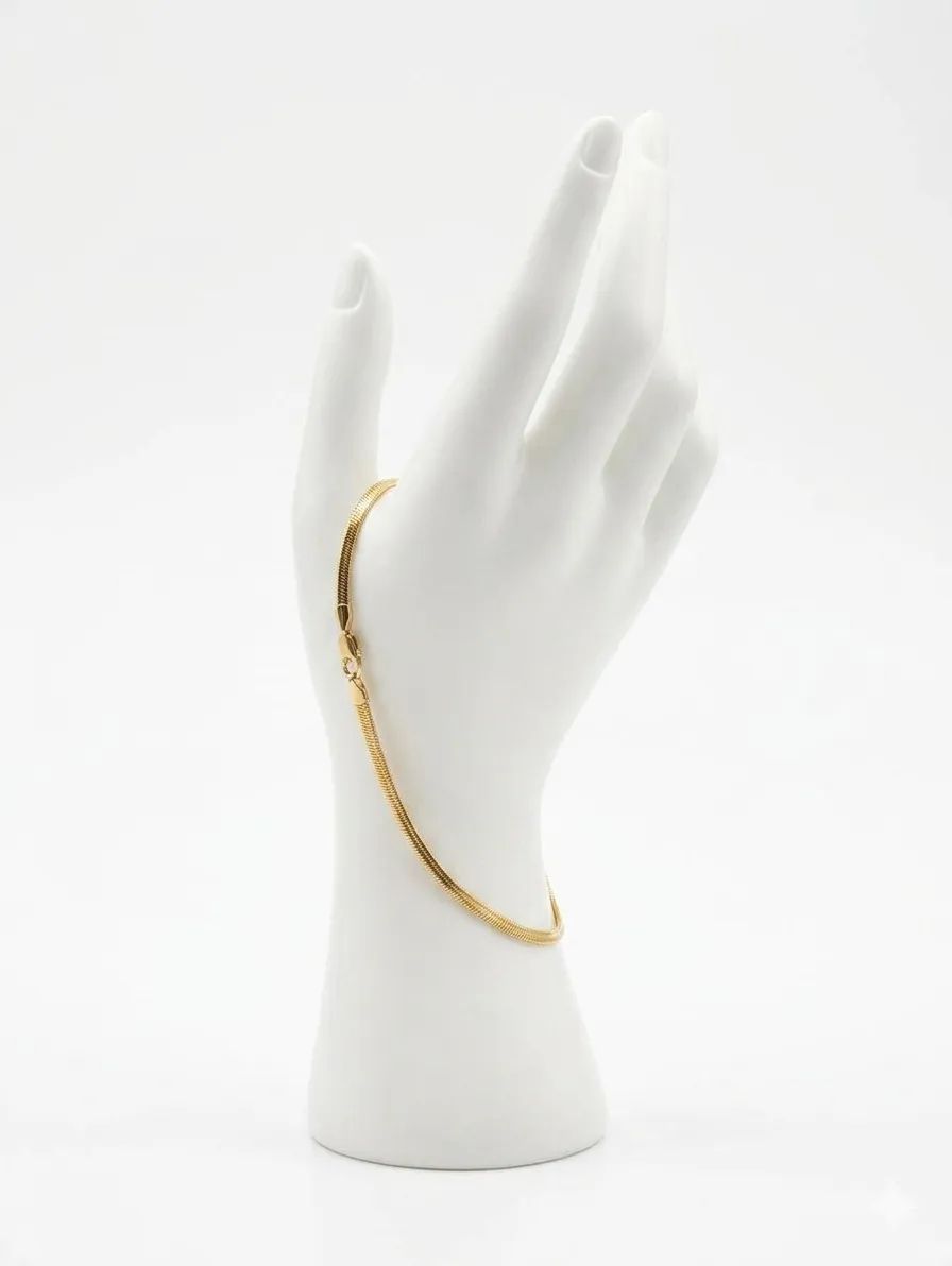 Gold Snake Chain Bracelet