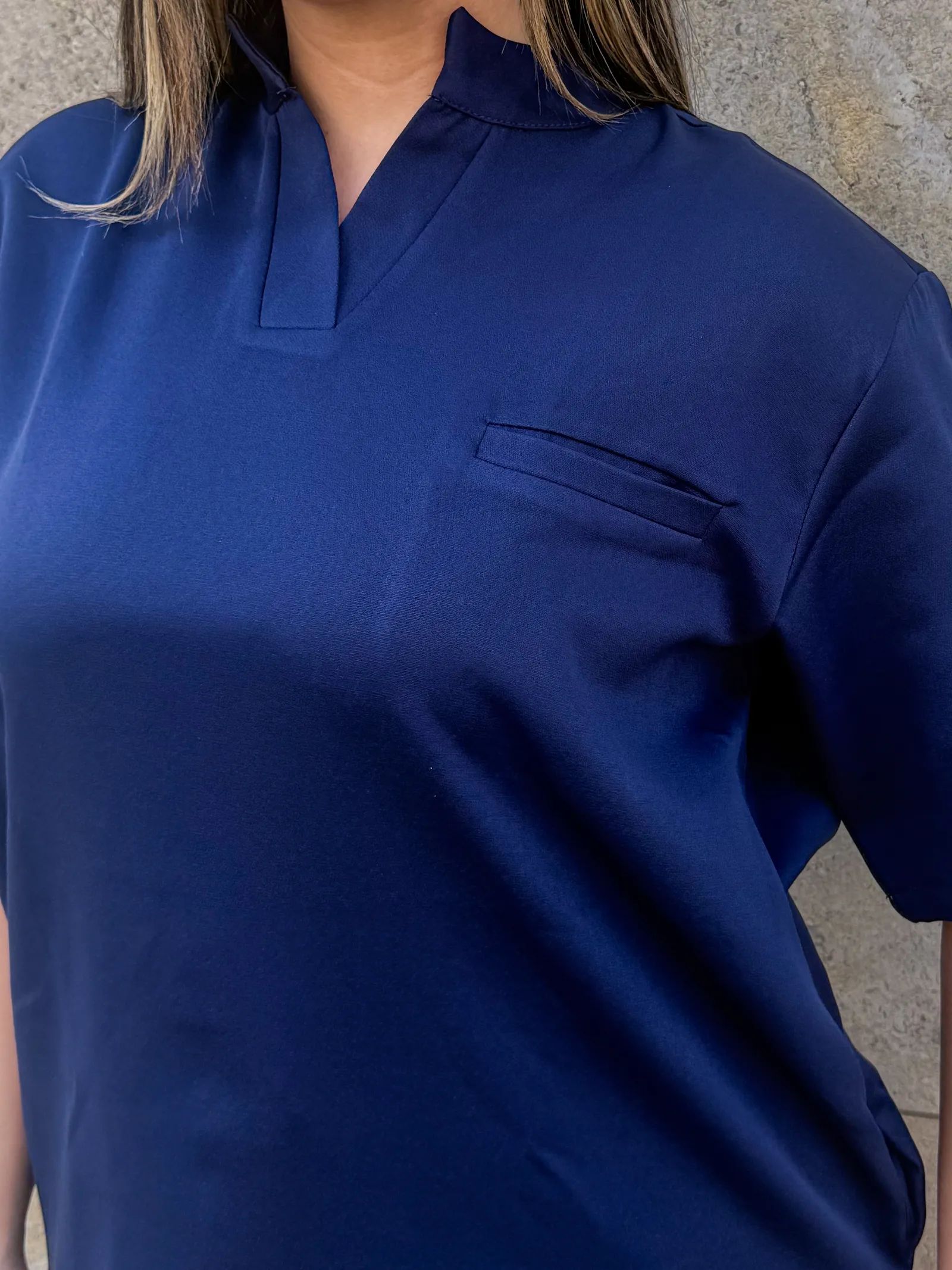 Navy Supreme Flare Scrub