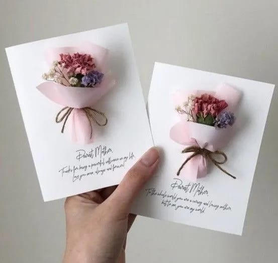 The "Floral Message" Greeting Cards