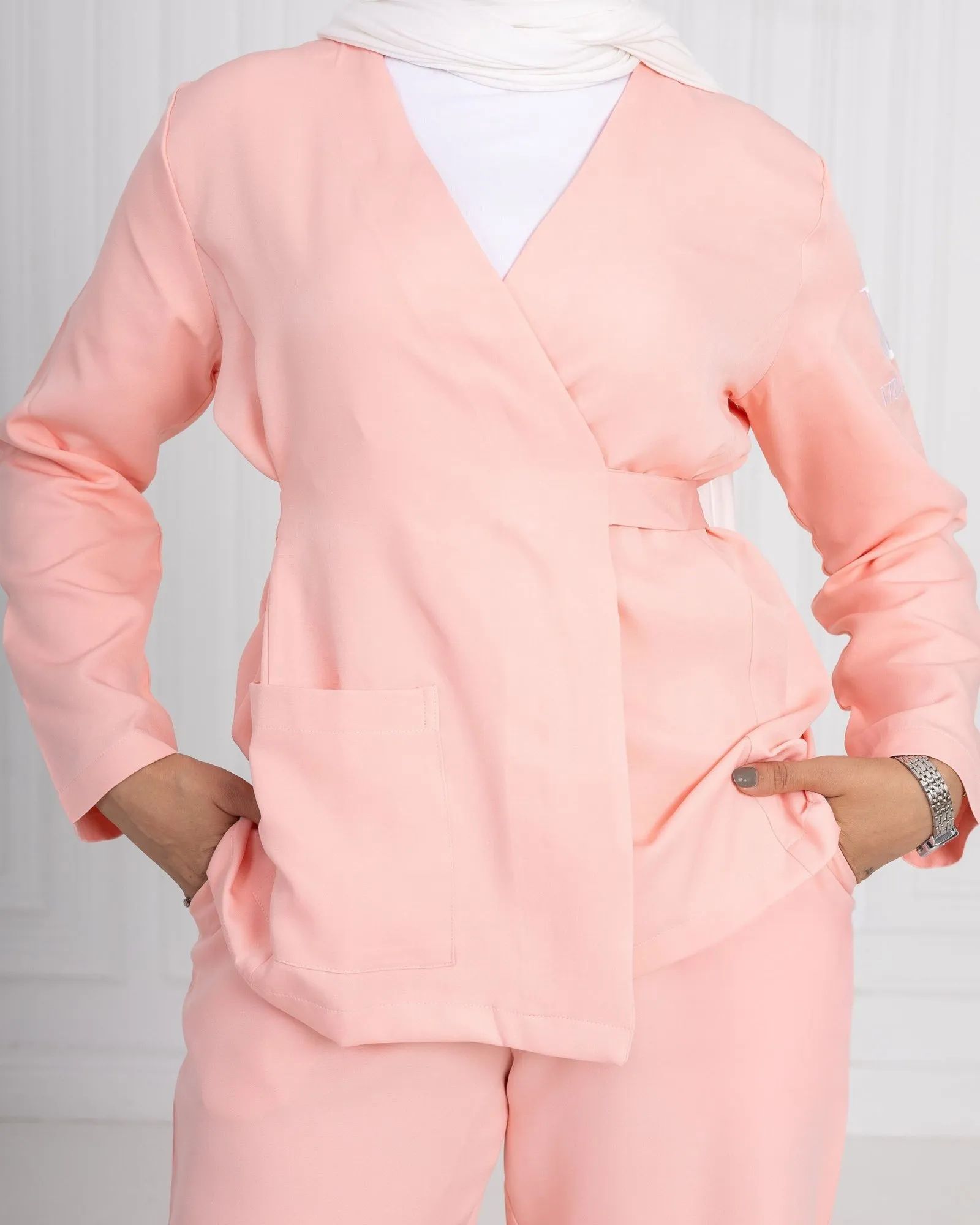 Pink Ribbon Scrub