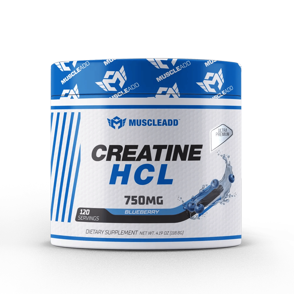 Muscle add Creatine HCL-120Serv.-118.8G.-Blueberry
