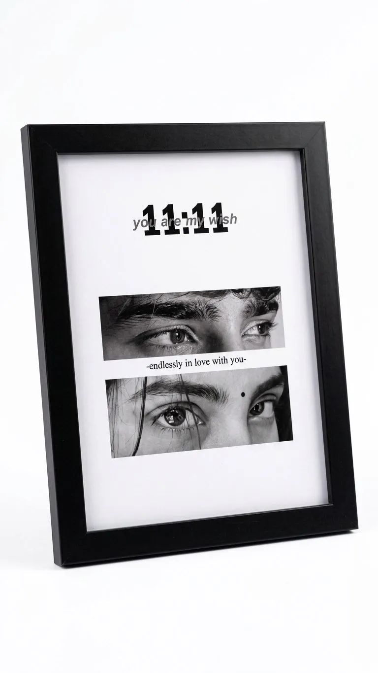 11:11 Wish Romantic Frame