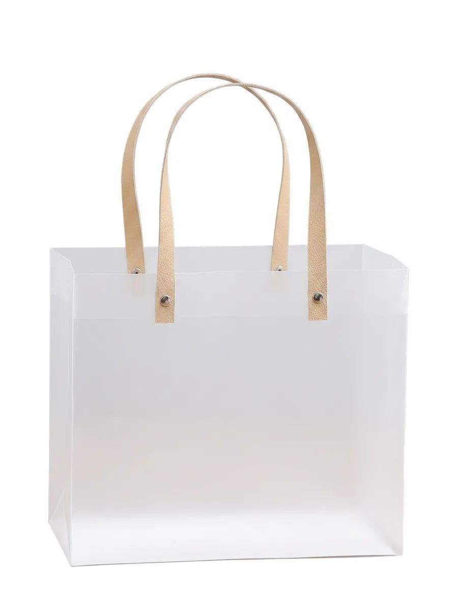 The "Modern Transparency" Carrier – Elegance that Reveals the Beauty of Your Gift