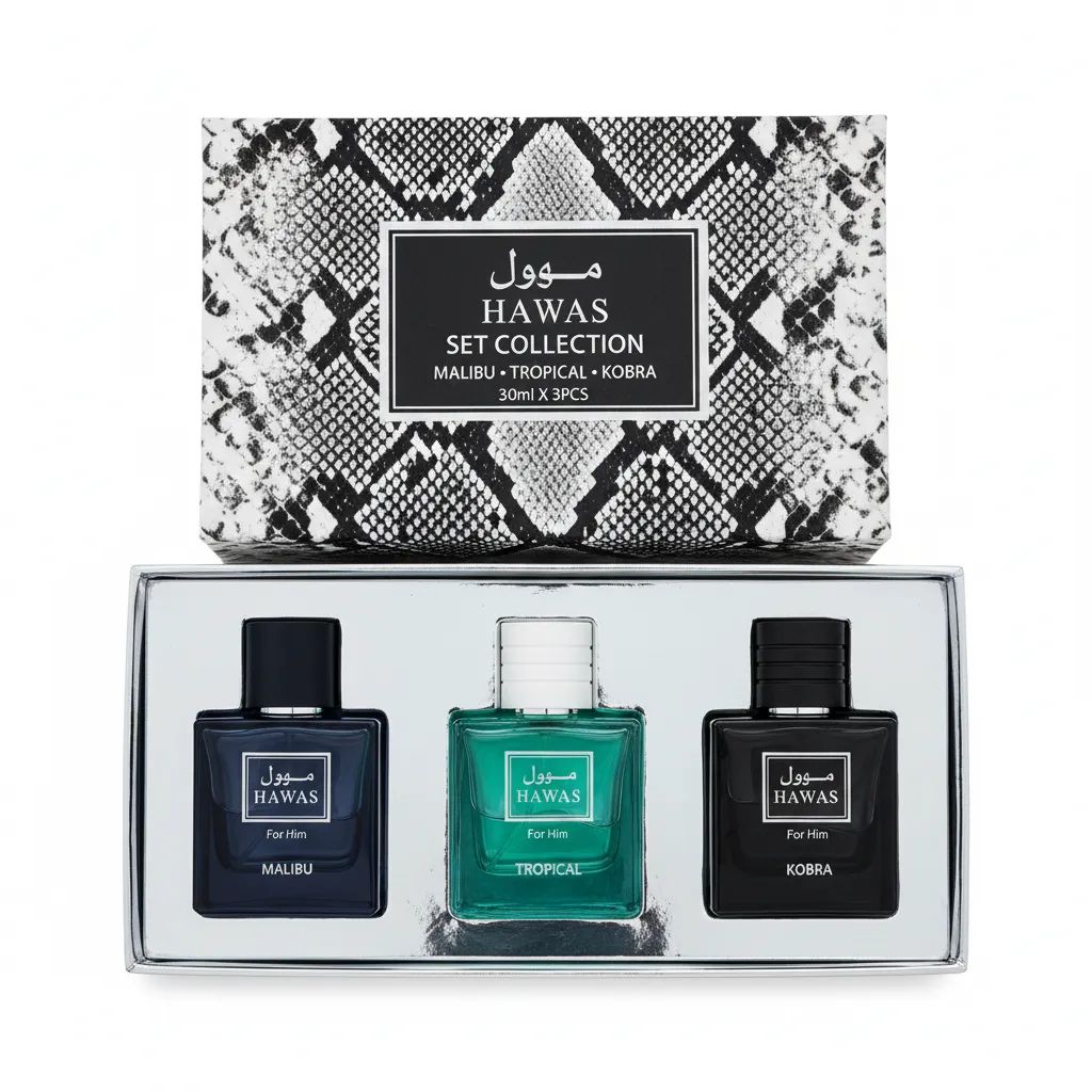 Hawas Men's Perfume Gift Set (3x30ml)