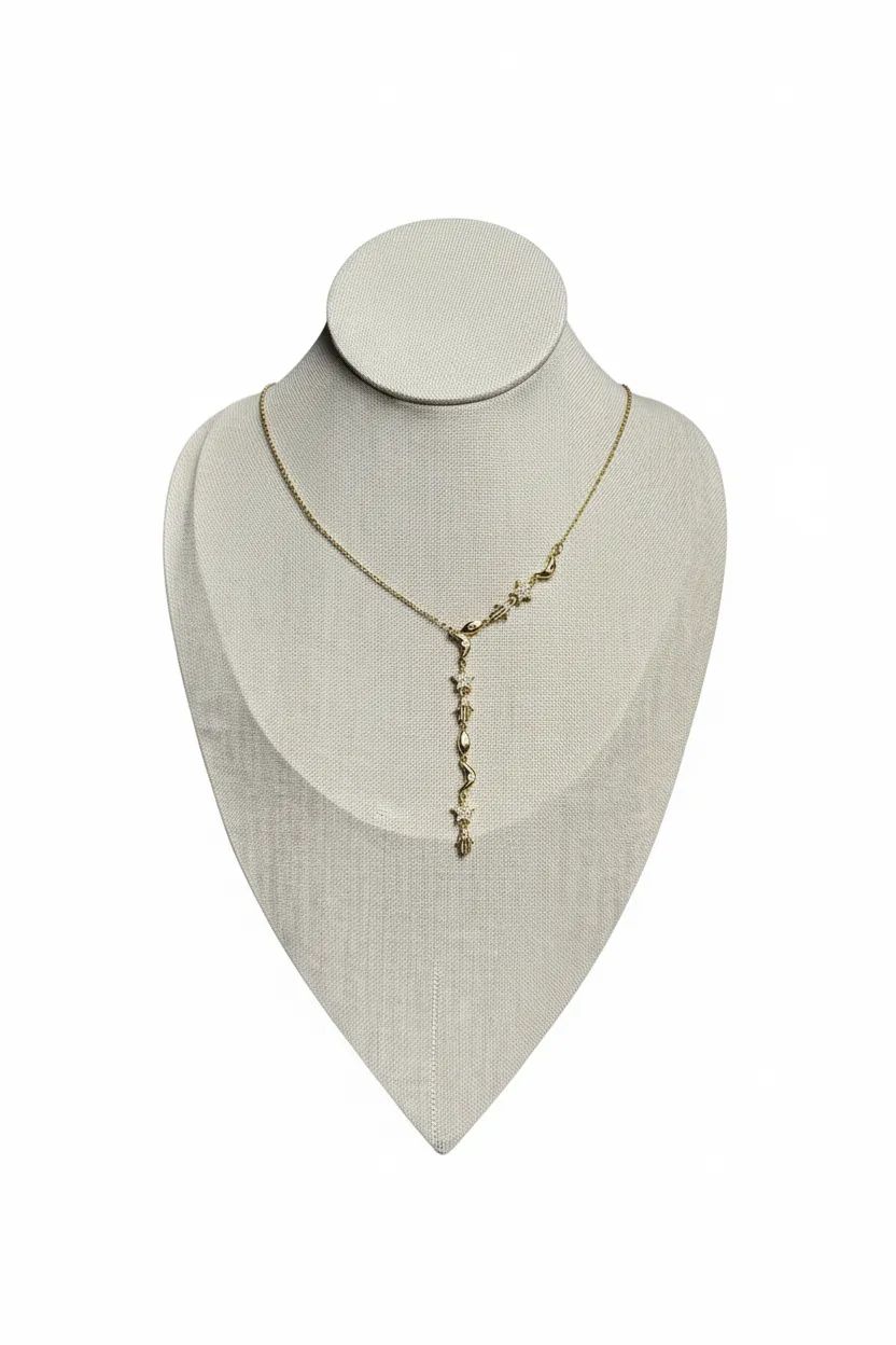Celestial Charm Drop Necklace