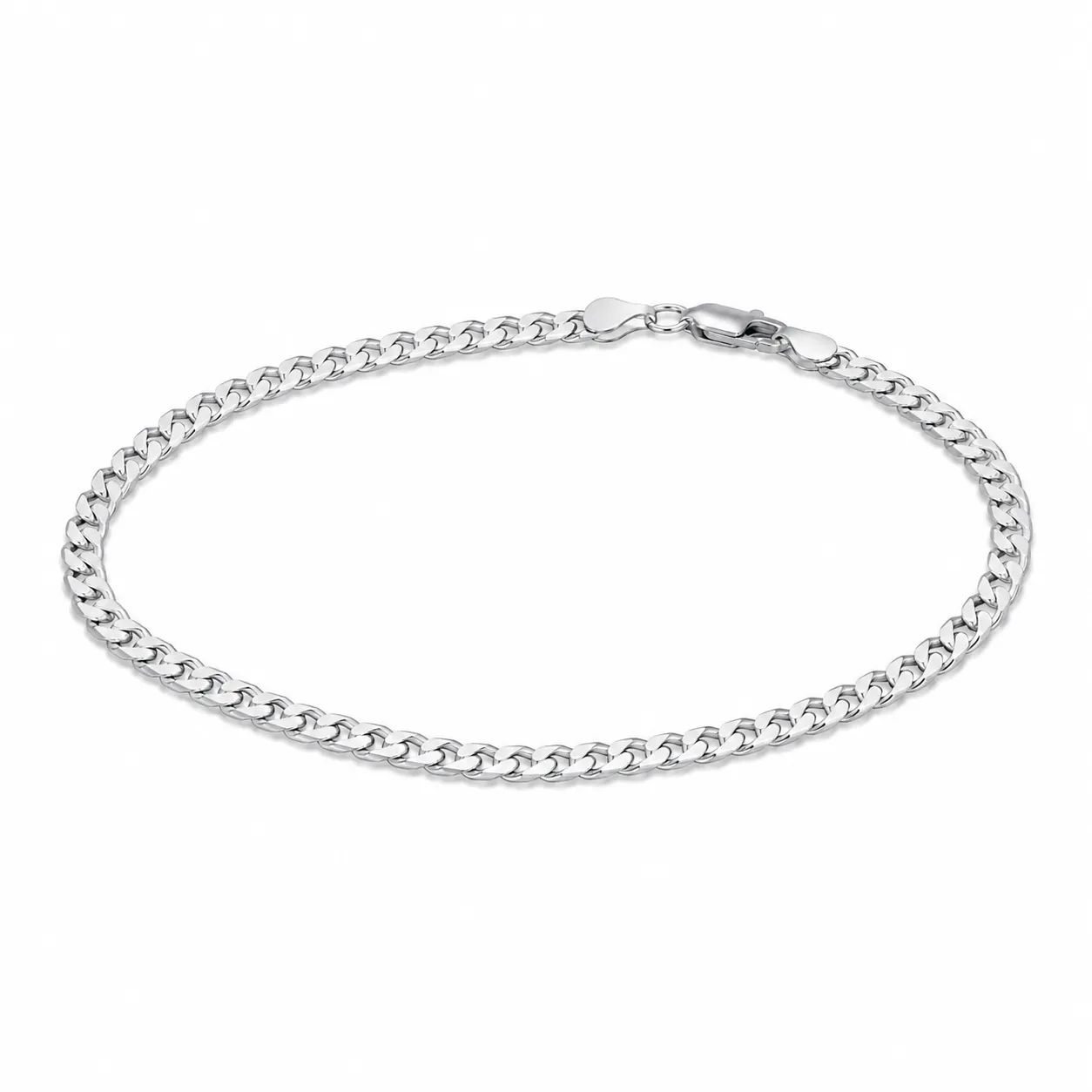 Classic Silver Curb Bracelet
