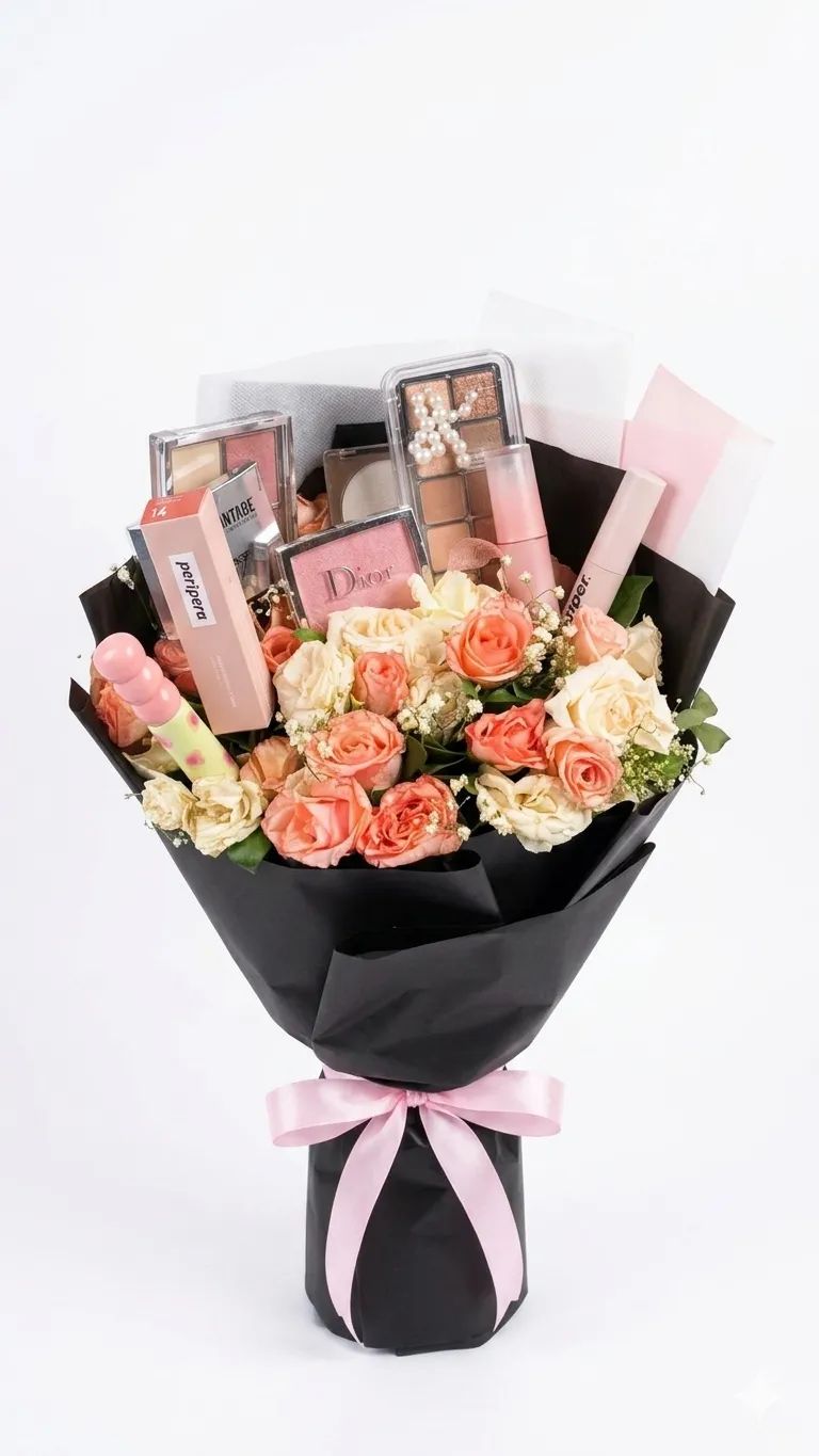 The Apricot Charm Beauty Bouquet