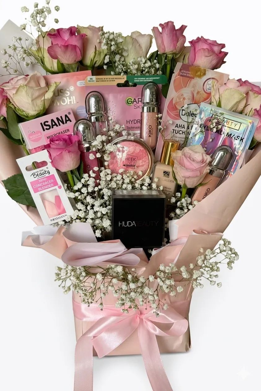 The Petal Glow Beauty Bouquet