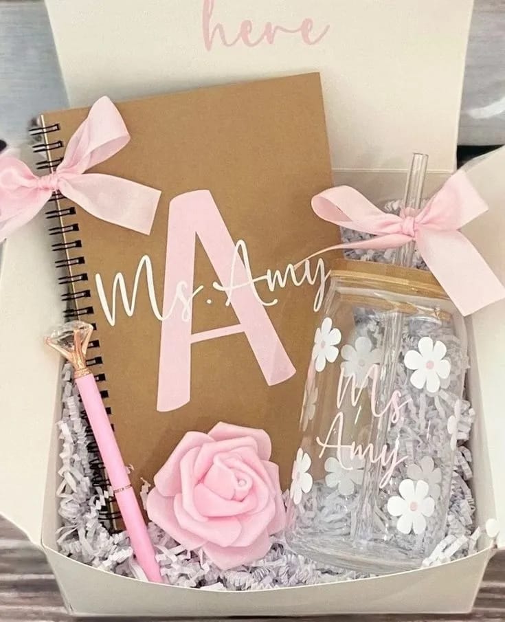 Pink Blossom Office Gift Set