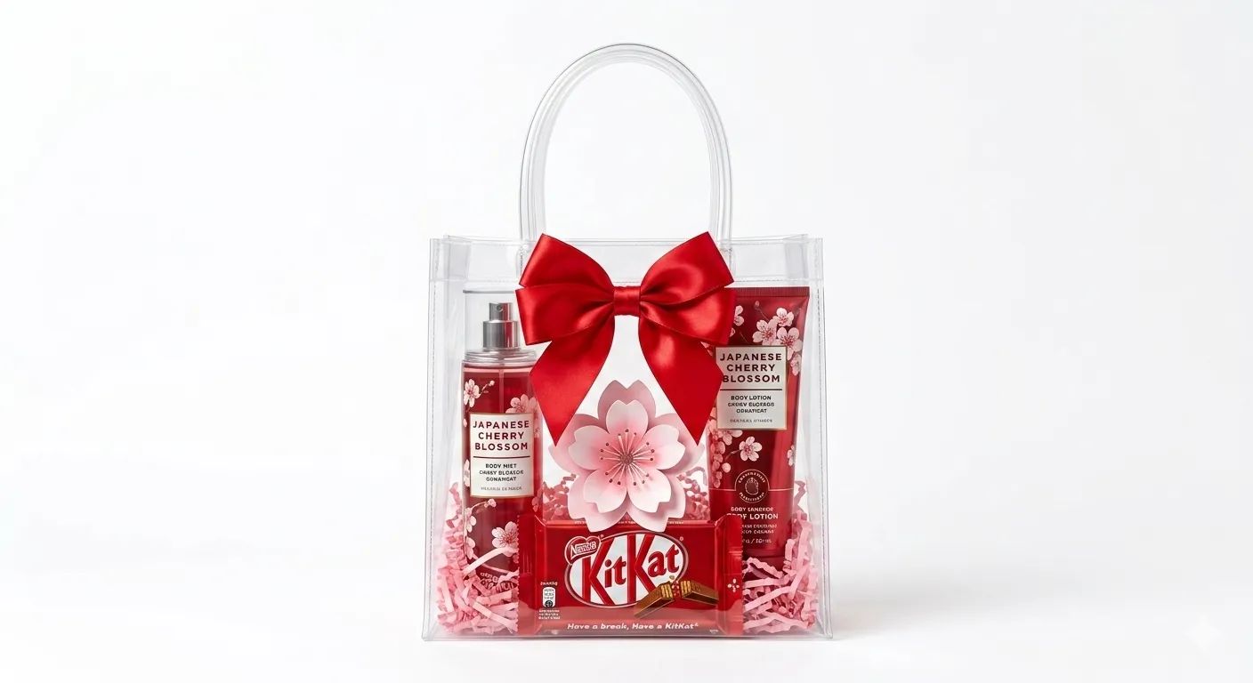 Japanese Cherry Blossom Pamper Bag
