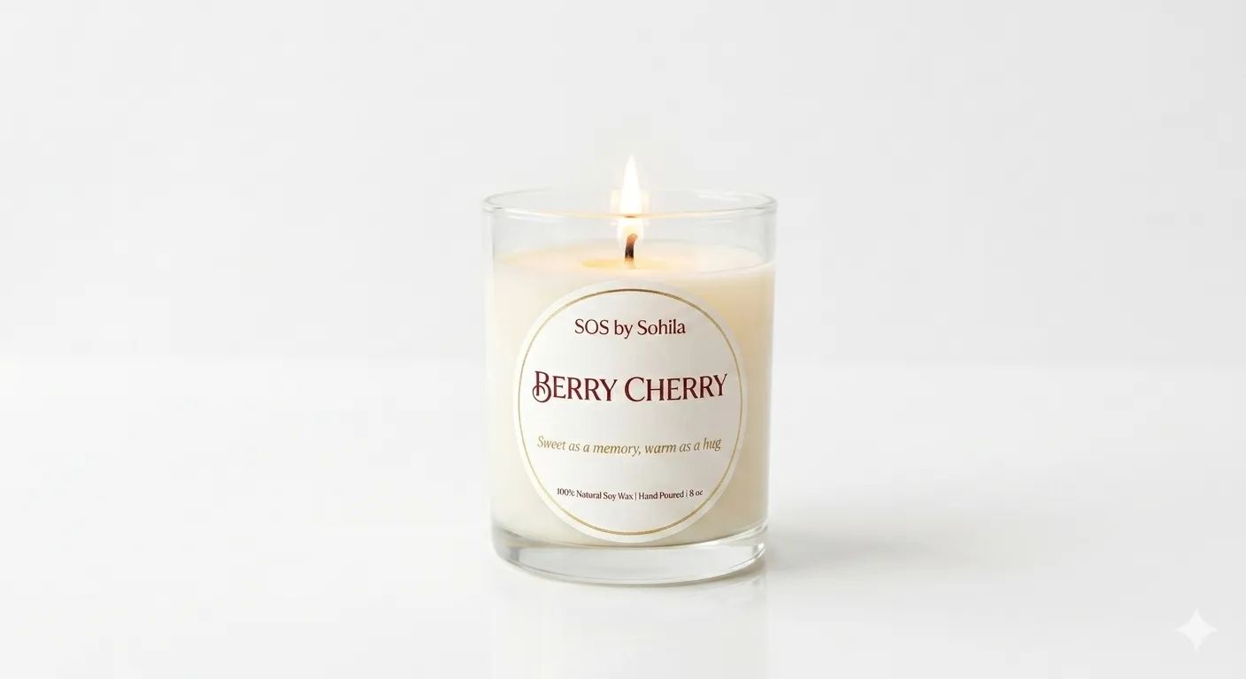 SOS Cherry Blossom Luxury Jar Candle