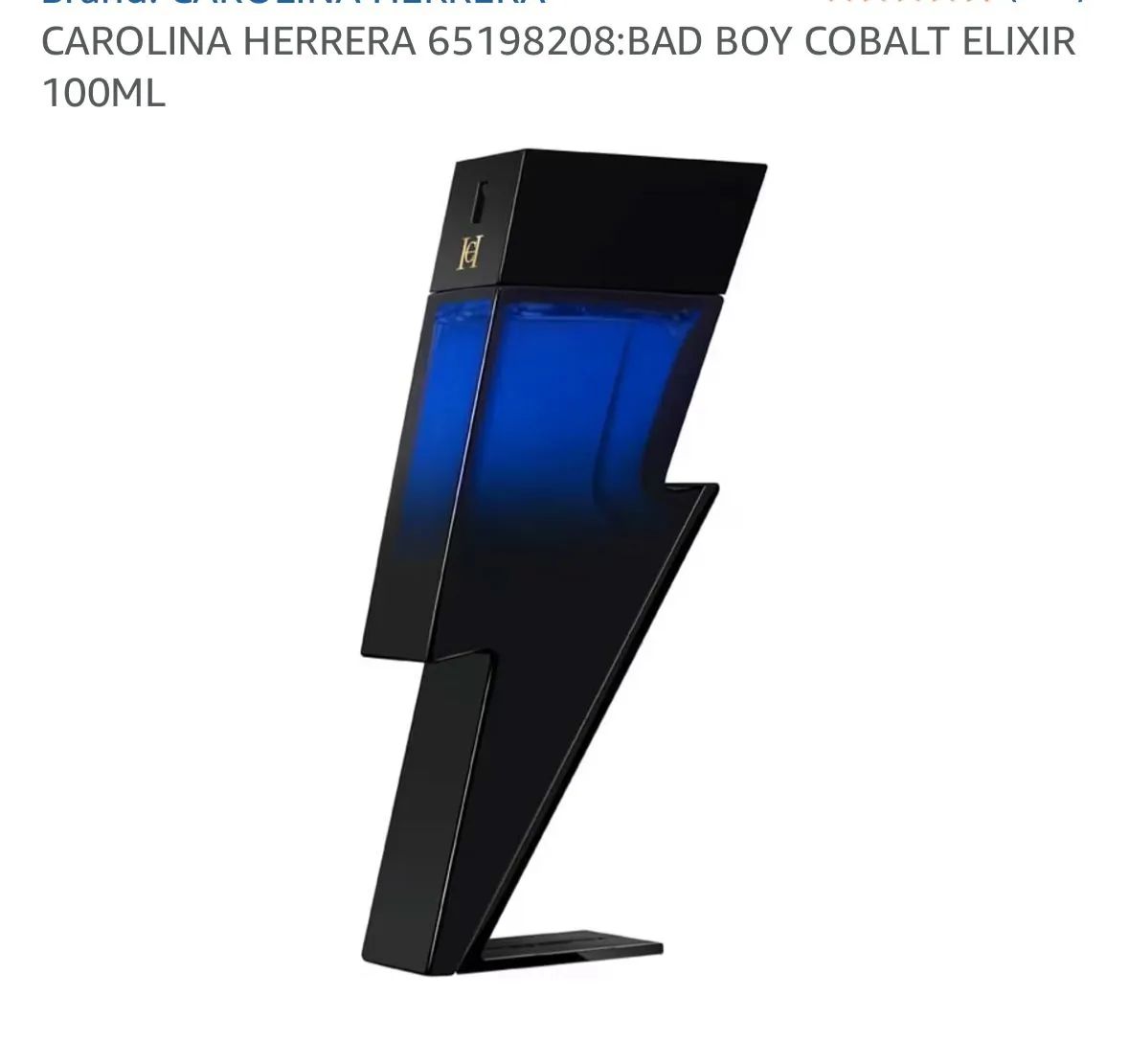 Carolina Herrera Bad Boy Cobalt Elixir- High Copy