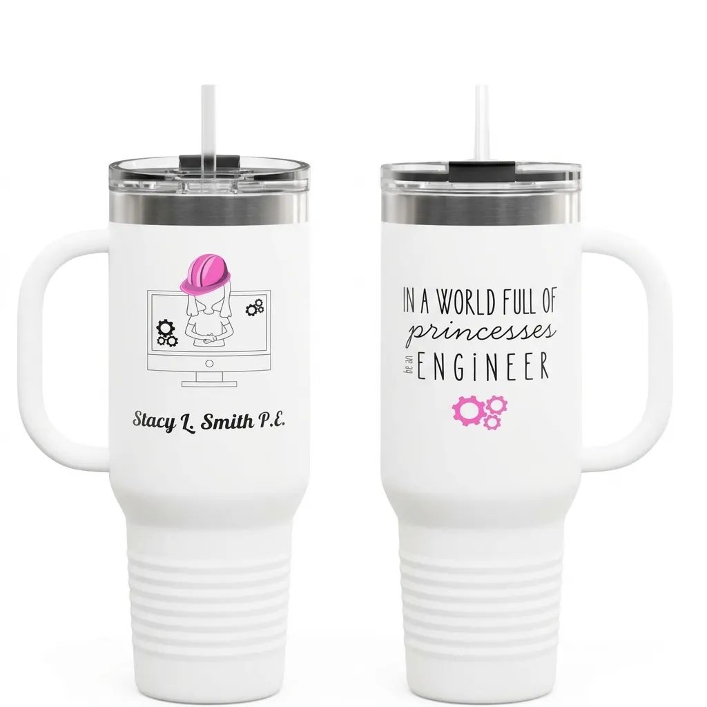 Customized "Engineer" Insulated Tumbler