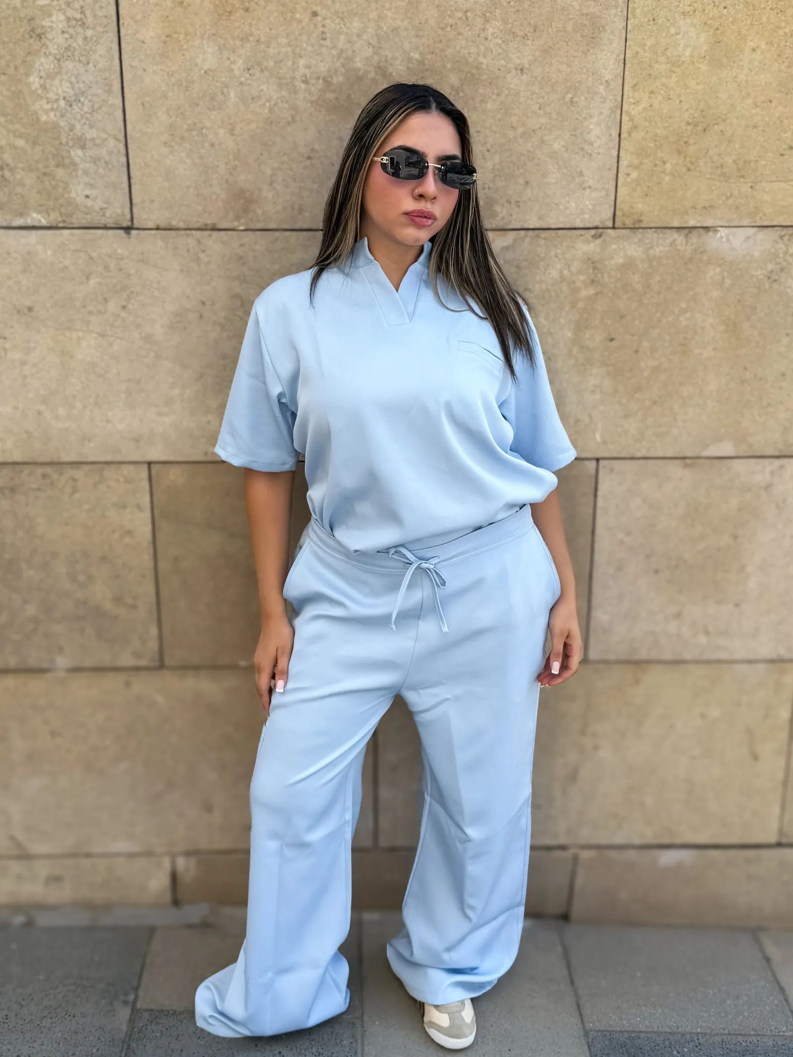Baby Blue Supreme Flare Scrub