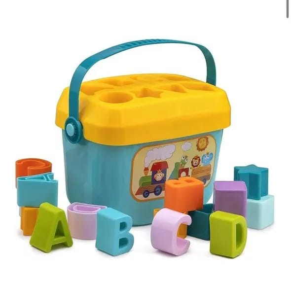 Alphabet & Shapes Learning Bucket