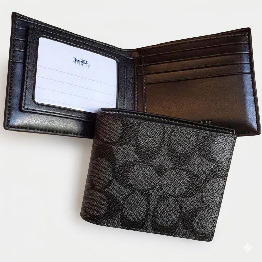 Coach Signature Monogram Wallet