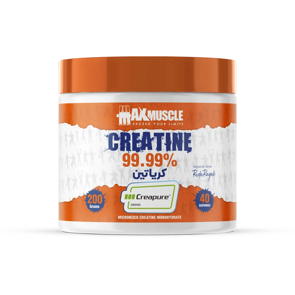 Max Muscle Creatine 99.9%Creapure-40Serv.-200G