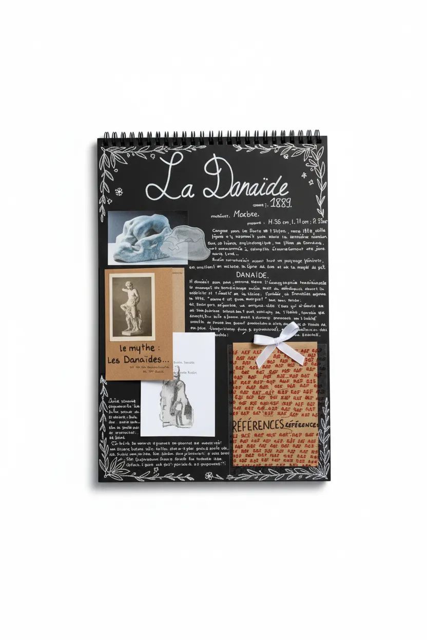 Monochrome Art History Notebook