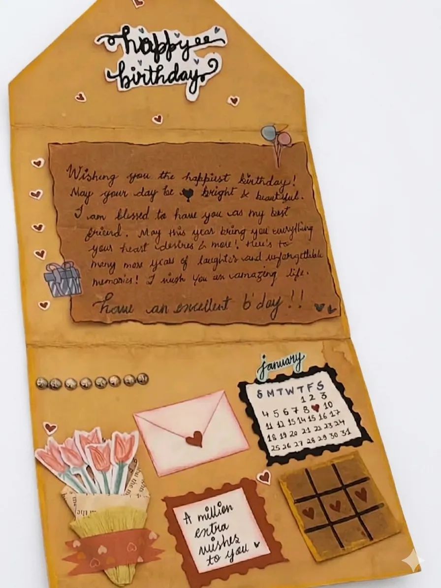 Birthday Wishes Creative Card