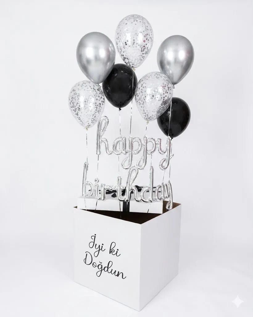 The Silver & Onyx Birthday Surprise Box