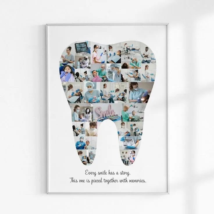 Customized "Every Smile Has a Story" Photo Collage)