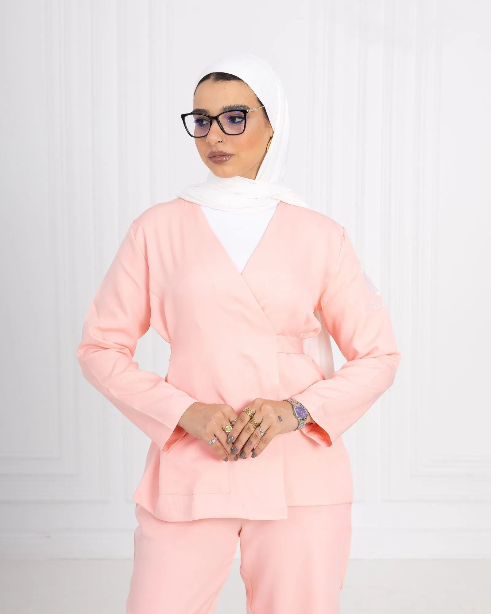 Pink Ribbon Scrub