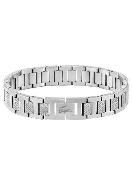 Lacoste Signature Silver Bracelet