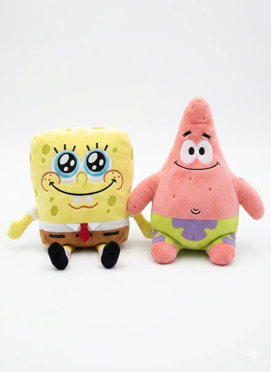 The Eternal Best Friends: SpongeBob & Patrick Plush Set