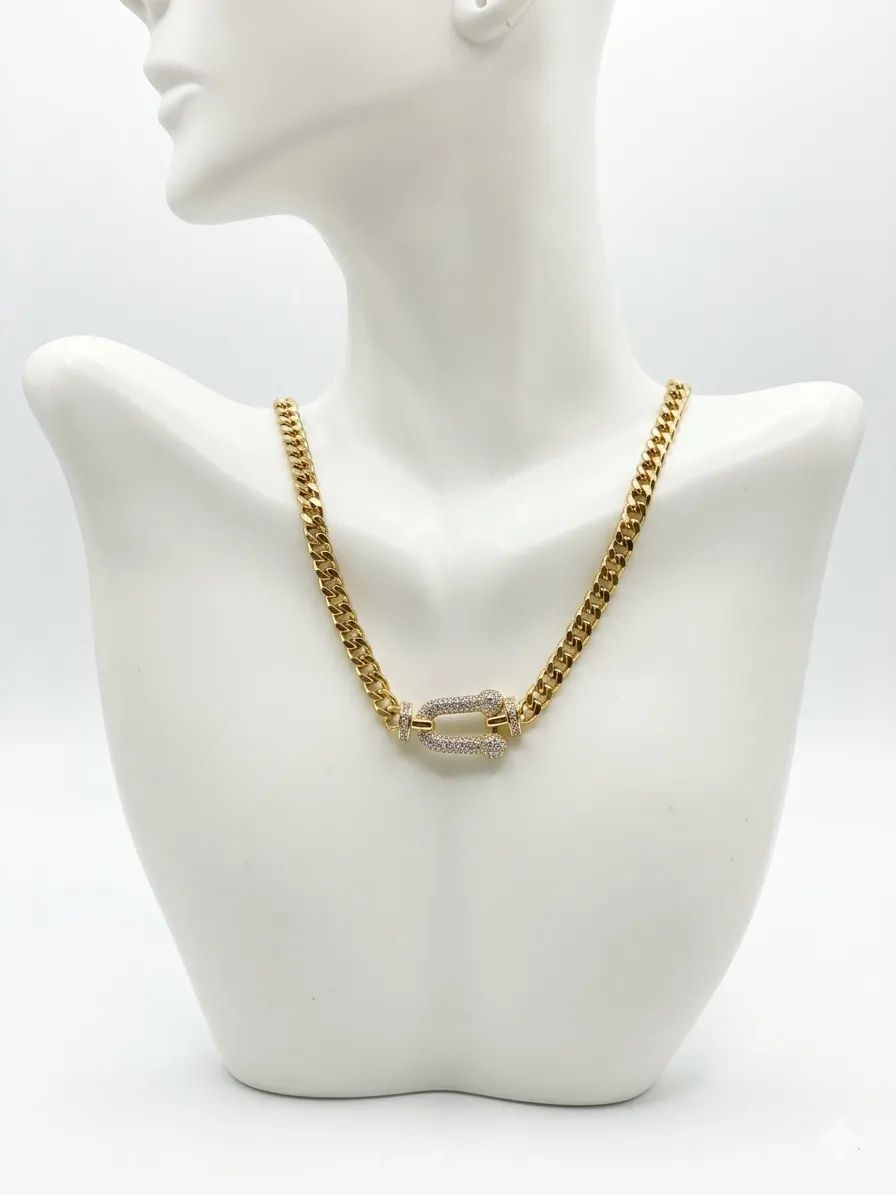 The Bold Link Iced-Out Necklace