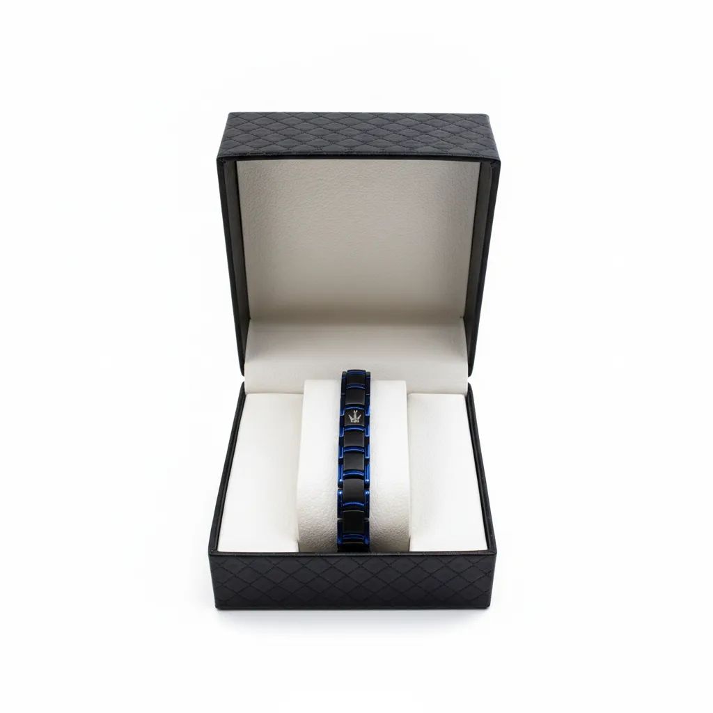 Blue Trident Men's Bracelet
