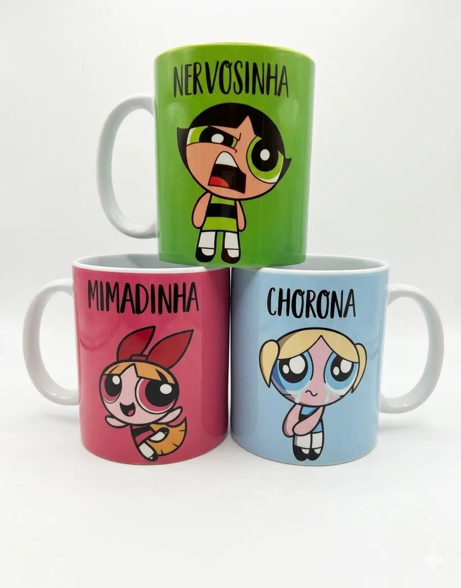 Powerpuff Girls Trio Mugs "Available Separately"