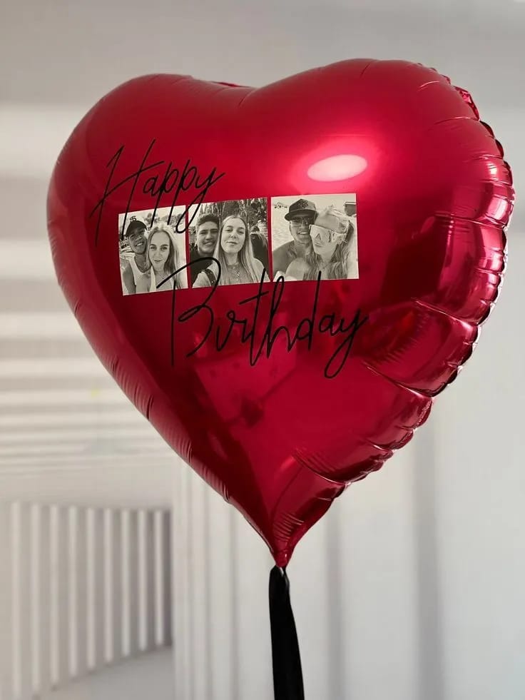The Personalized "Heart Memories" Balloon