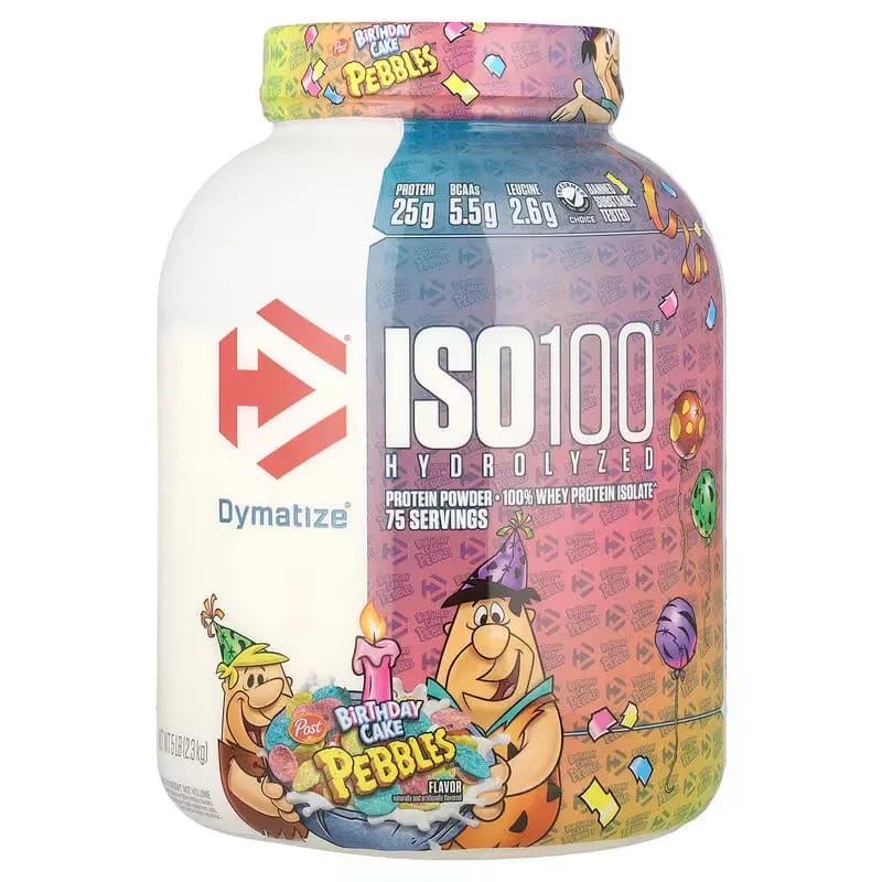 Dymatize ISO100-75Serv.-2.3KG-Birthday Cake Pebbles