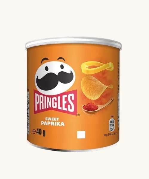 2 PRINGLES paprika CHIPS