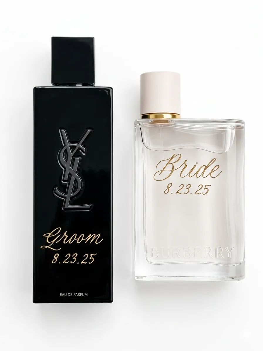 Customized Wedding Perfume Set