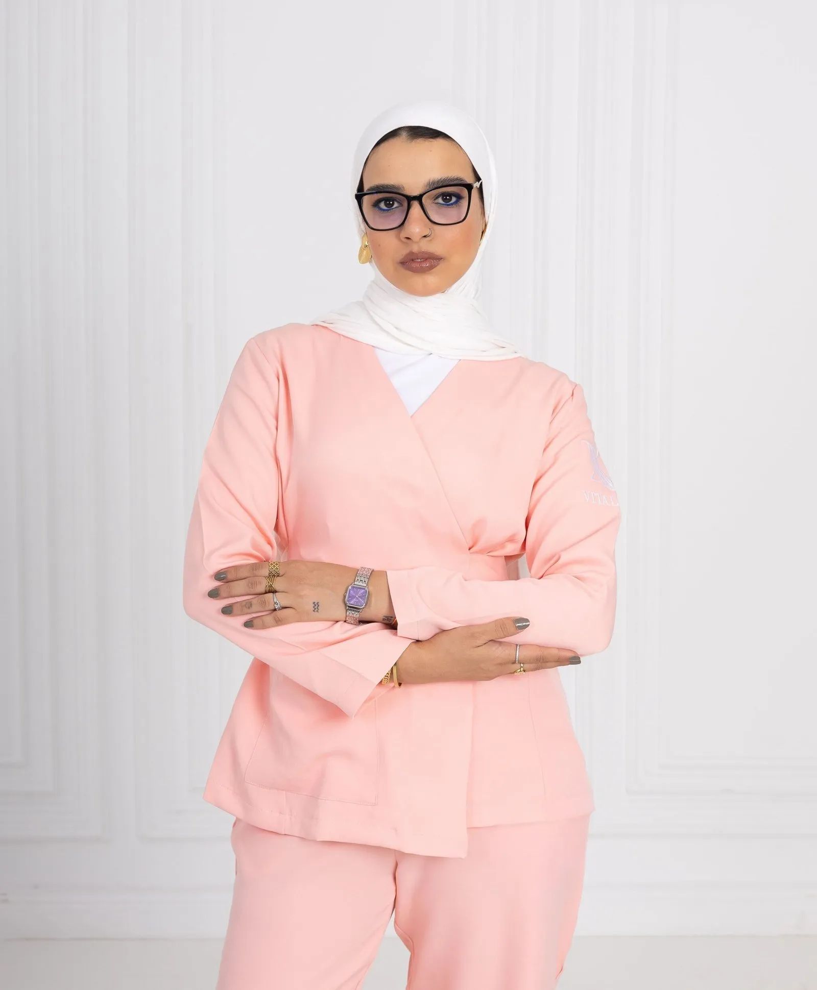 Pink Ribbon Scrub