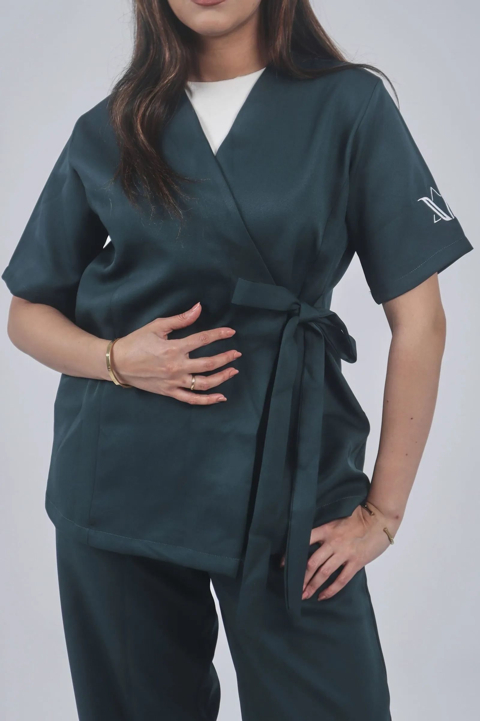 Darkgreen Ribbon Scrub