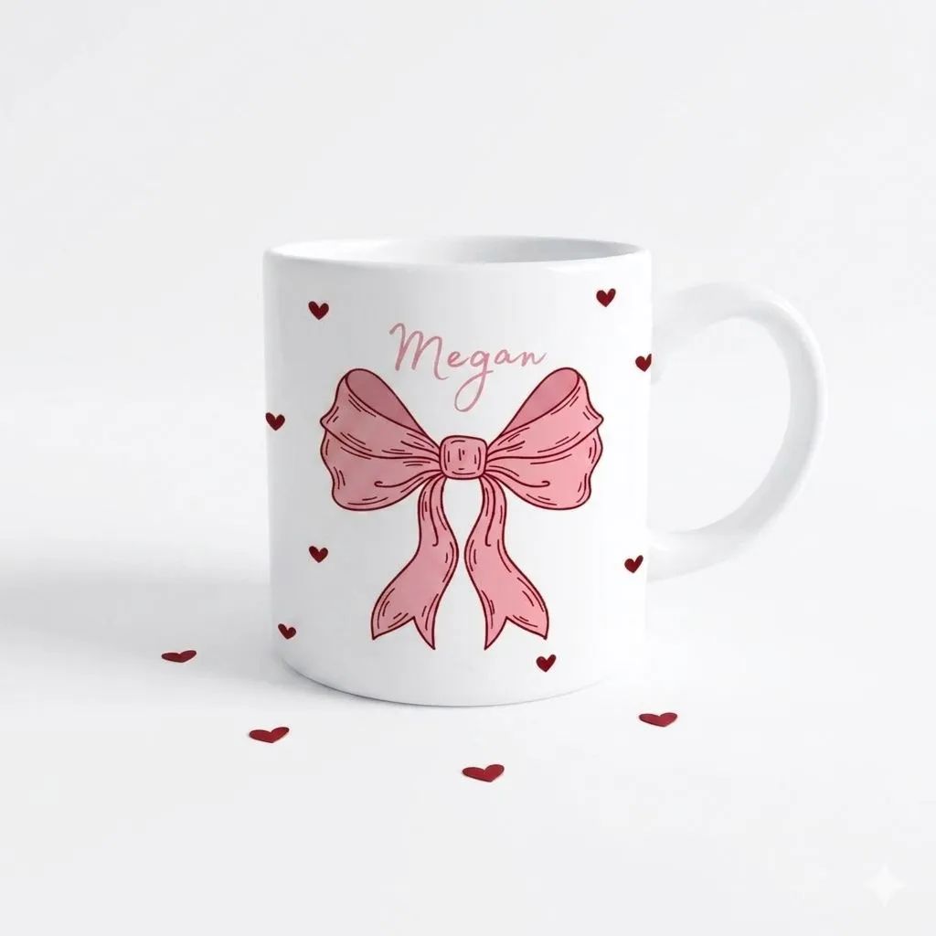 The Pink Ribbon Coquette Mug