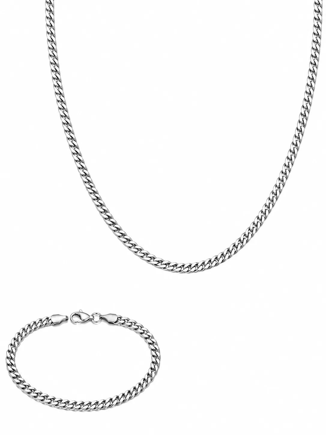 Classic Silver Chain Set