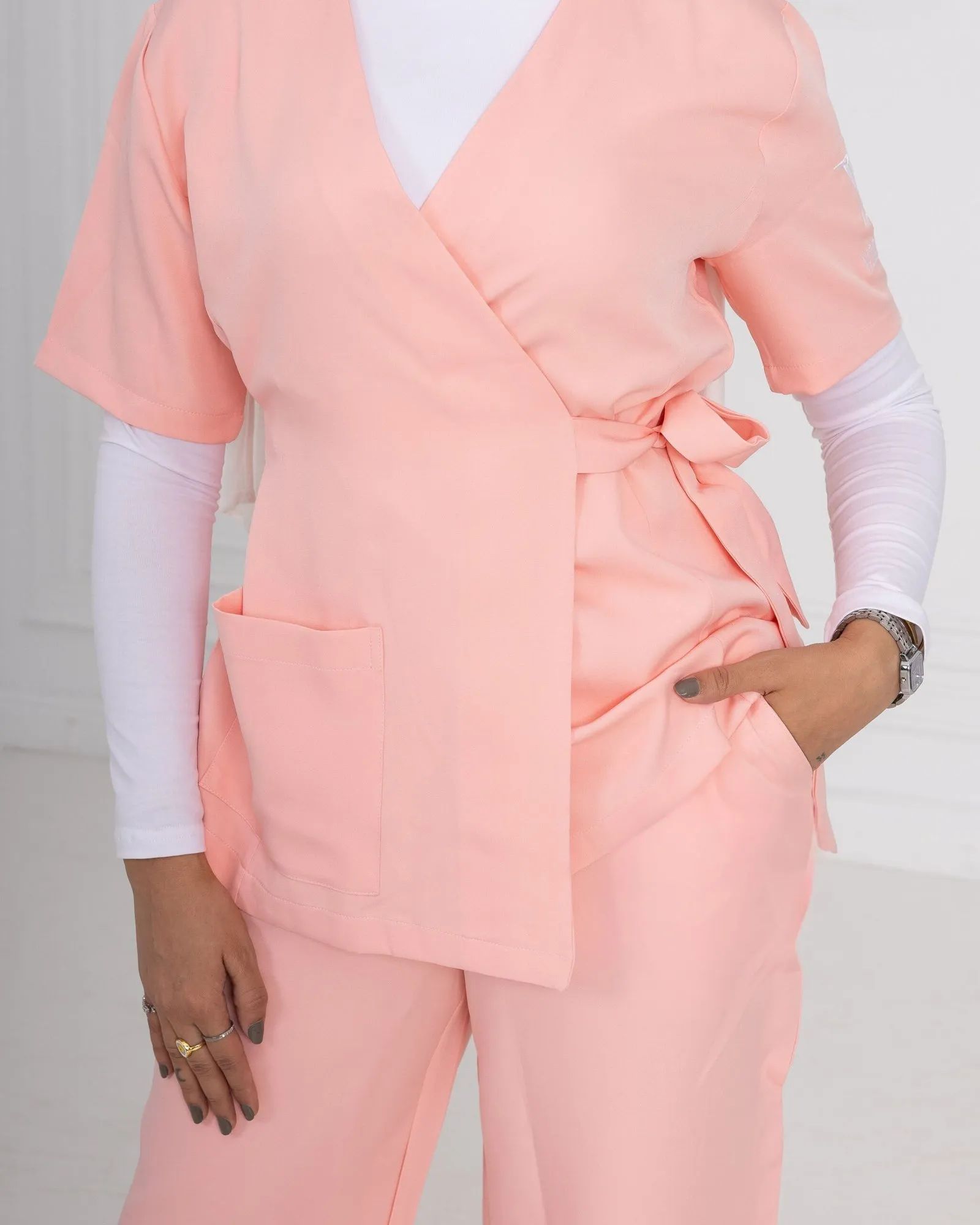 Pink Ribbon Scrub
