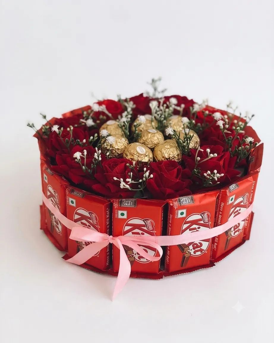 Chocolate & Floral Surprise Boxes
