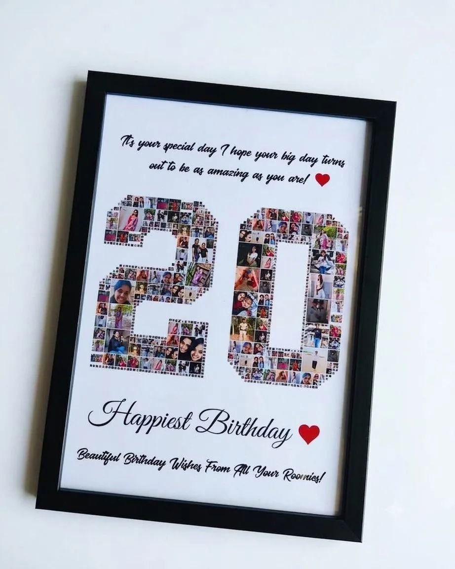Birthday Collage Memory Frame