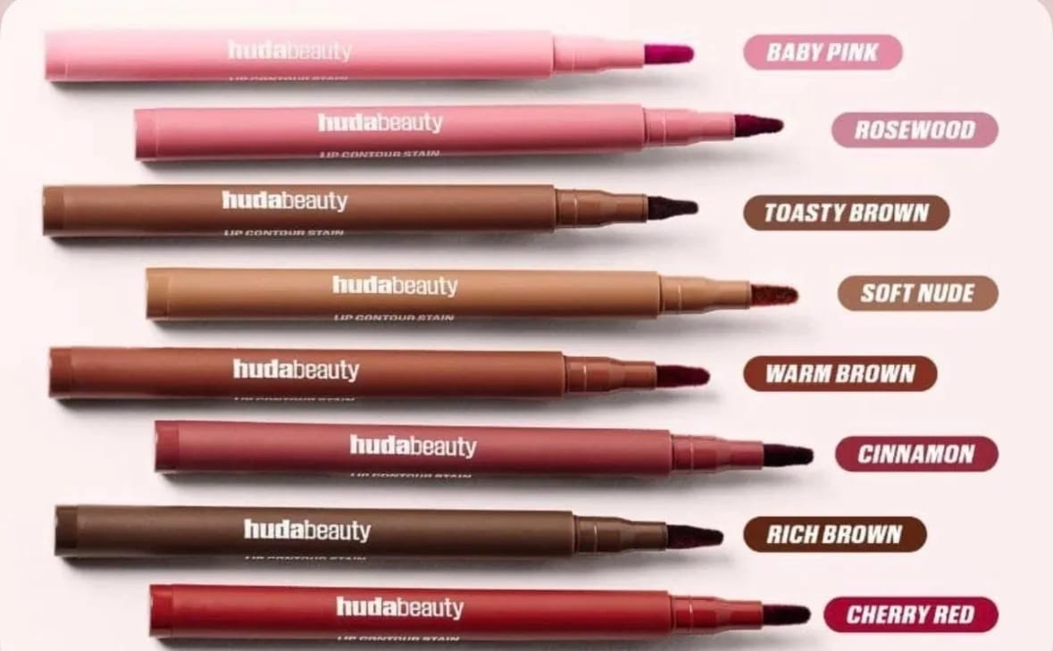 huda beauty lip contour lip stain