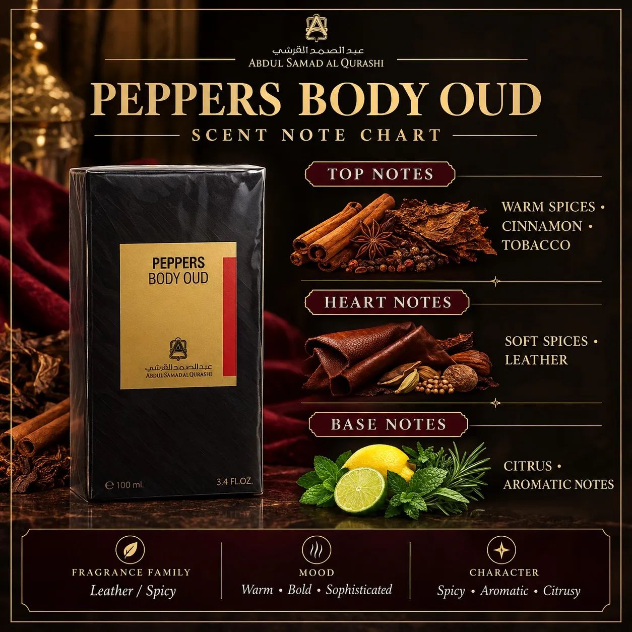 Abdul Samad Al Qurashi Peppers Body Oud