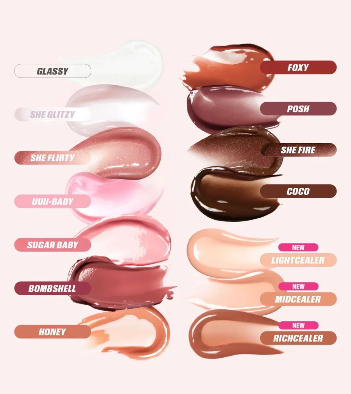 Huda Beauty Faux Filler Extra Shine Lip Gloss