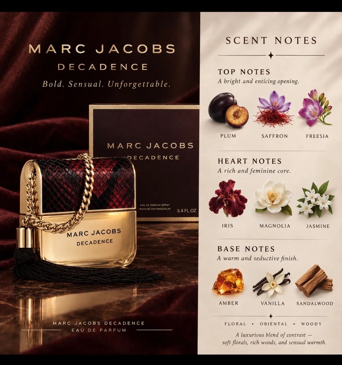 MARC JACOBS DECADENCE VER SHADOW CAPON Dare ROUGE NOIR