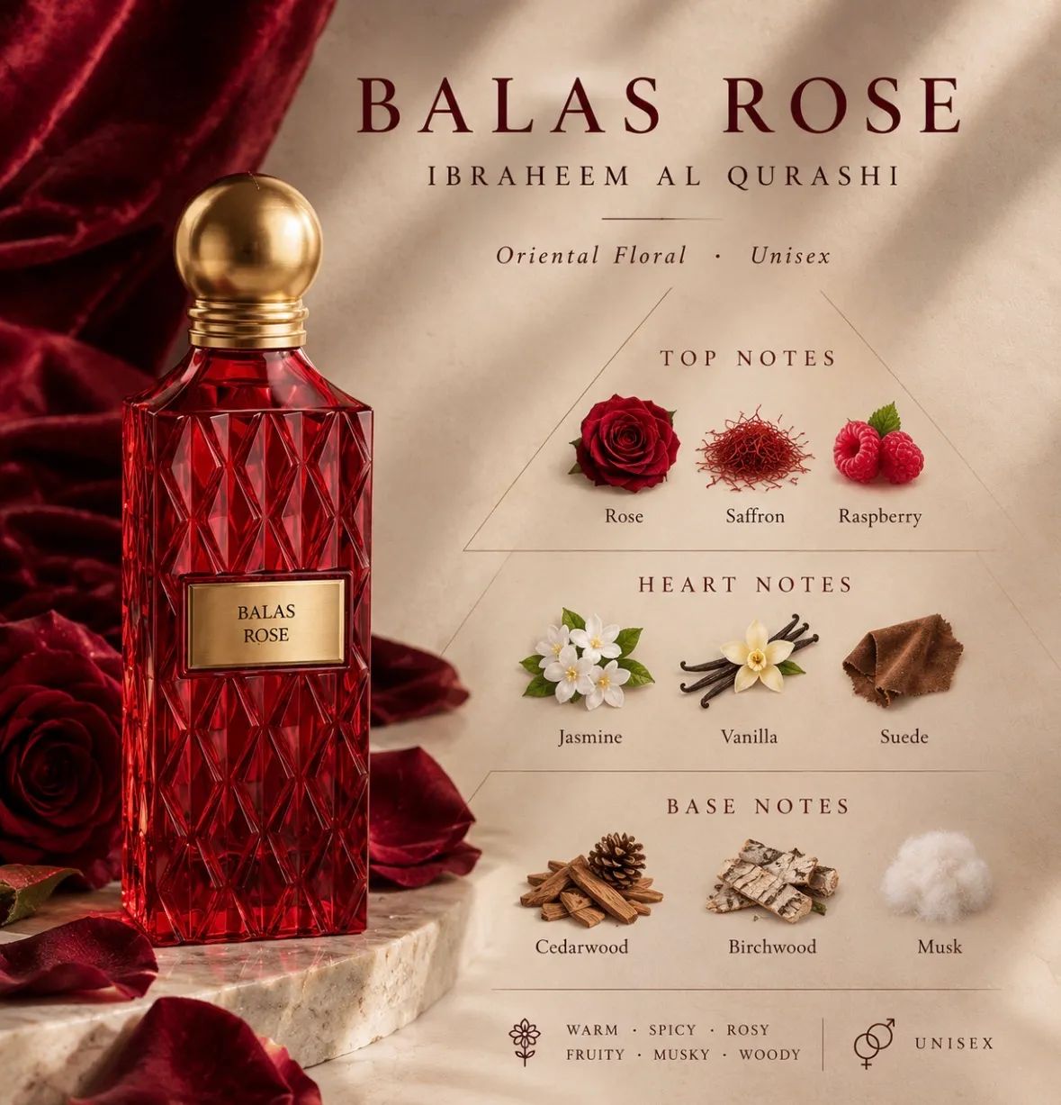 balas rose