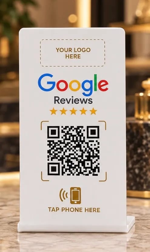 TabCard google reviews stand